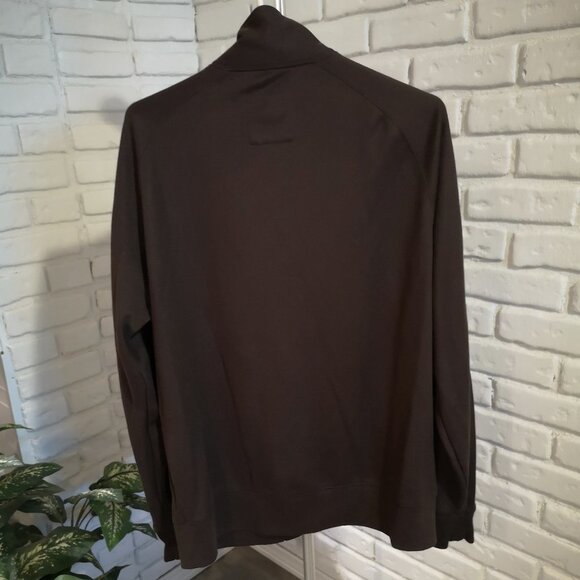 Old Navy Men's Brown Full Zip Lightweight Athletic Jacket - Picture 3 of 11